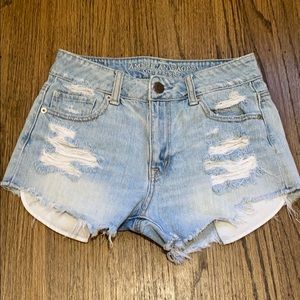 American Eagle high-waisted festival shorts